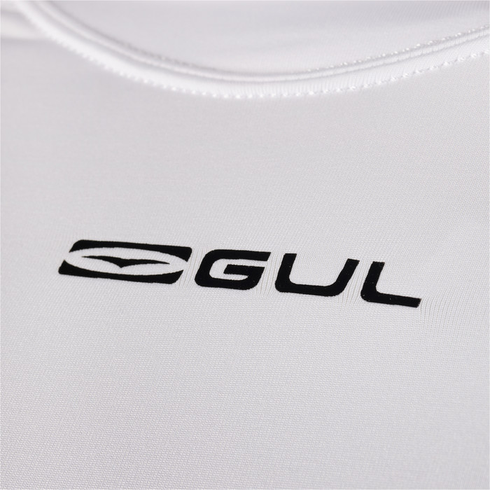 2024 Gul Mens UV Protection Long Sleeve Rashguard RG0339-B9 - White